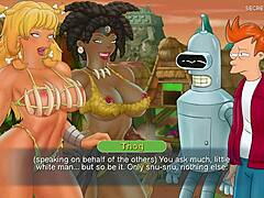 Futurama-inspired lust: MILFs explore space in erotic game