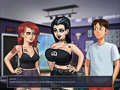 Hentai game fun with mature and milf characters