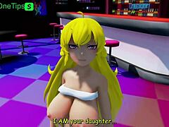 在酒吧里享受3D动画Futa体验,带有RWBY角色