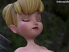 怪物鸡巴在3D SFM视频中遇到了成熟的Tinkerbell