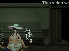 Hentai game features massage action